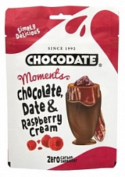 Финики Шоколате 90г с кремом из малины в молочном шоколаде