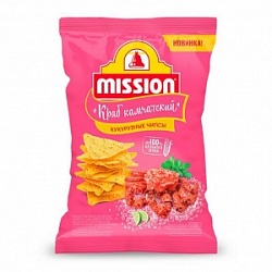 Чипсы Миссион 90г кукурузные со вкусом Краб камчатский Чипсы Миссион 90г кукурузные со вкусом Краб камчатский