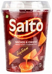 Чипсы Салто Начос кукурузные 60г Барбекю
