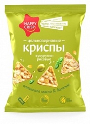 Криспы Хеппи крипс 50г Оливки базилик