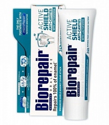 Зубная паста Биорепейр 75мл Активная защита от кариеса с лактоферрином