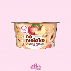 Йогурт Немолоко 130г продукт овсяный с персиком, пробиотиками