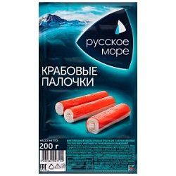 Крабовые палочки Русское Море 200г Имитация охл