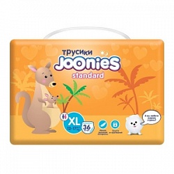 Трусики-Подгузники Joonies Standard 36шт 12-17кг 5 (XL)
