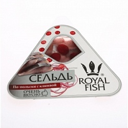 Сельдь атлантическая ROYAL FISH 120г По-польски с клюквой в/у