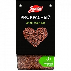 Браволли крупа 350г рис красный длиннозерный