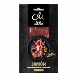 Окорок Каса Маргот 50г Хамон свиной нарезка мясной деликатес с/в