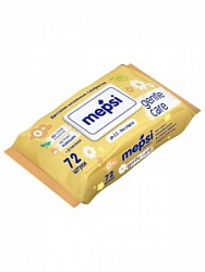 Салфетки Мепси 72шт влажные детские ромашка