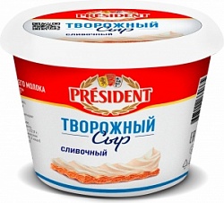 Сыр Президент 140г Творожный сливочный 56%