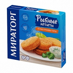 Мираторг Котлеты рыбные 270гр