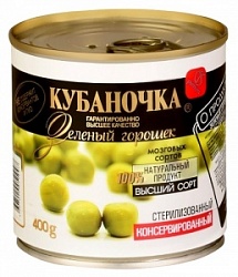 Горошек Кубаночка 425мл ж/б
