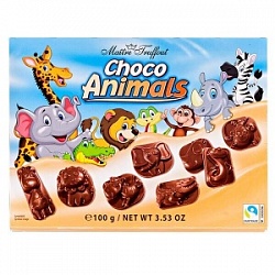 Шоколад Мэтр Трюффо 100г Шоколадные животные