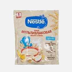 Каша Нестле 200г молочная мультизлаковая яблоко-банан 6+