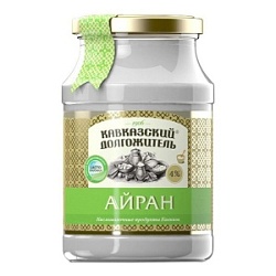 Кавказский долгожитель Айран 900г 4% ст/б