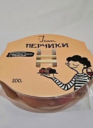 Перчики черри JEAN 200г Красные фаршированные сливочным сыром и трюфелем