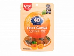 Мармелад Амос 4D 65г Апельсиновый вкус