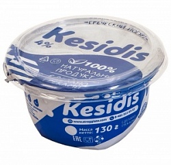 Йогурт KESIDIS DAIRY 130г Греческий классический 40% пл/ст