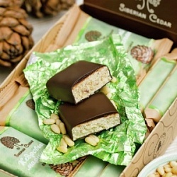 Конфеты Сибирский кедр 40г Марципан кедровый батончик