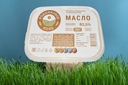 Масло Родниковое Поле 200г Сладко-сливочное традиционное 82,5%