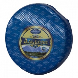 Сыр Гродно (вес) Альбери 51% круг (7кг)