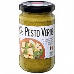 Соус Помато 190г Зеленый песто с базиликом и оливковым маслом