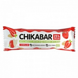 Батончик Чикалаб 60г с начинкой клубника сливки глазир.