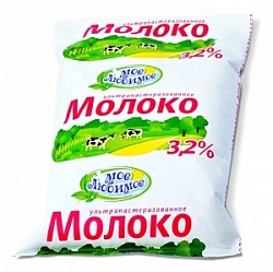 Молоко Моё Любимое лето 0,9л 3,2% ТФА