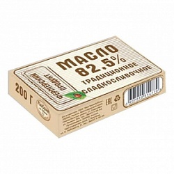 Масло Фермерский продукт 200г Сливочное 82,5%
