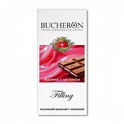Шоколад Бушерон Филинг 85г с начинкой малина-молоко