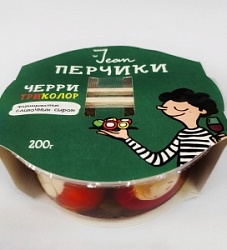 Перчики триколор JEAN 200г фаршированные сливочным сыром