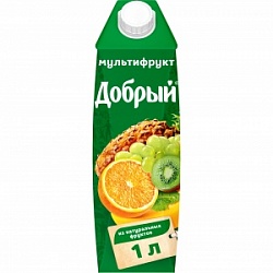 Нектар Добрый 1,0л Мультифрукт