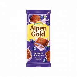 Шоколад Альпен Гольд 85г Черника Йогурт