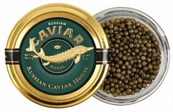 Икра Русский икорный дом 28,6г Роял зернистая осетровых ст/б