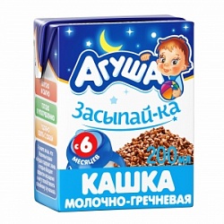 Каша Агуша 200г Засыпайка молочно-гречневая 2,5%