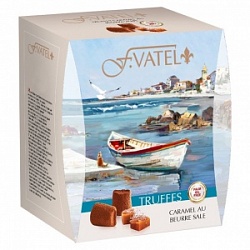 Конфеты F.Vatel 200г Трюфель с кусочками соленой карамели