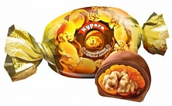 Кубанская кормилица конфеты (вес) Курага с грец орехом