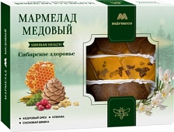 Мармелад Мармеко 200г Сибирское здоровье клюква,кедр.орех,шишки
