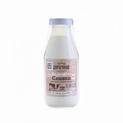 Сливки Хутор Дороганов 0,3л питьевые 10% ст/бут