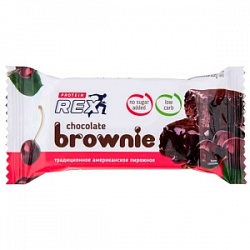 Пирожное ПротеинРекс 50г Брауни вишневое протеиновое (б/сахара) Пирожное ПротеинРекс 50г Брауни вишневое протеиновое (б/сахара)