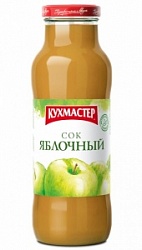 Сок Кухмастер 0,68л Яблочный с/б