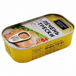 Печень трески Морской котик 115г натуральная ключ ж/б