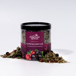 Напиток чайный Предгорья Белухи 45г Курильский чай с брусникой и черной смородиной Напиток чайный Предгорья Белухи 45г Курильский чай с брусникой и черной смородиной