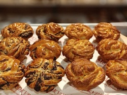 Булочка постная с маком 120г шт.