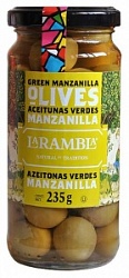 Оливки Ла Рамбла из Каталонии Мансанилья 235г с косточкой с/б Оливки Ла Рамбла из Каталонии Мансанилья 235г с косточкой с/б