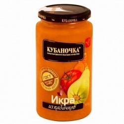 Икра Кубаночка 360г кабачковая ст/б