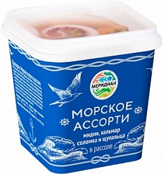 Морское ассорти Меридиан 250г в рассоле