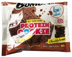 Бомббар Печенье 40г Шоколадный брауни неглаз.