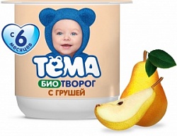 Творог Тема 95г Груша 4,2% ст