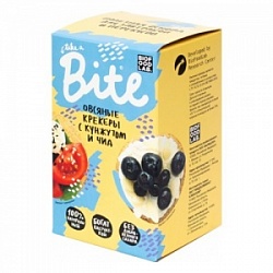 Крекеры Байт 200г овсяные с кунжутом и чиа