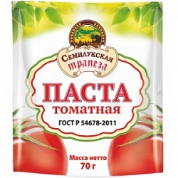 Семилукская трапеза Томатная паста 70г